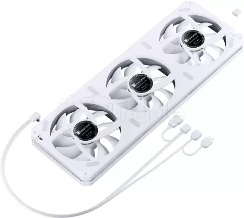 Photo de Triple Ventilateur de boitier Jonsbo XA-360W Reverse RGB - 36cm (Blanc)