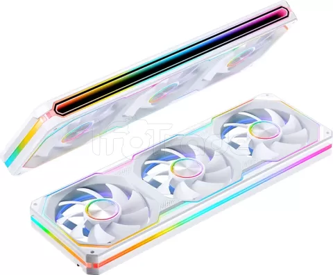 Photo de Triple Ventilateur de boitier Jonsbo XA-360W RGB - 36cm (Blanc)
