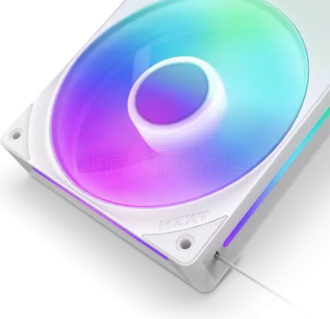 Photo de Triple Ventilateur de boitier NZXT F-Core RGB - 36cm (Blanc)