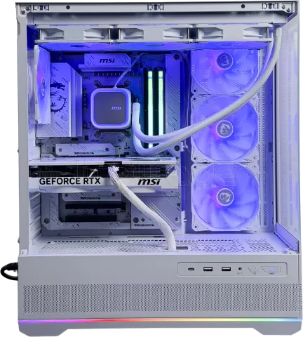 Photo de Unité Centrale Gaming Line - Powered By MSI Prime Project Zero (White)