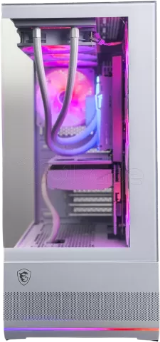 Photo de Unité Centrale Gaming Line - Powered By MSI Prime Project Zero (White)