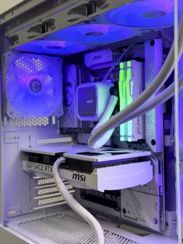 Photo de Unité Centrale Gaming Line - Powered By MSI Prime Project Zero (White)