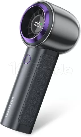 Photo de Ventilateur à main sur batterie Vention (Noir/Violet)