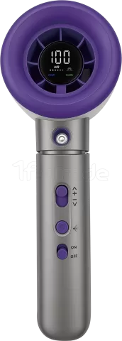 Photo de Ventilateur à main sur batterie Verbatim Cool'n'Go Aqua Breeze (Violet/Gris)
