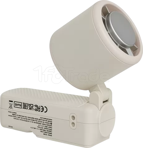Photo de Ventilateur à main sur batterie Verbatim Cool'n'Go Ice Touch Pro (Blanc/Argent)
