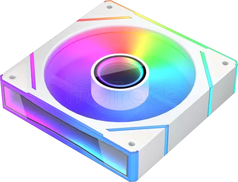 Photo de Ventilateur boitier 1stPlayer FC7 RGB - 12cm (Blanc)