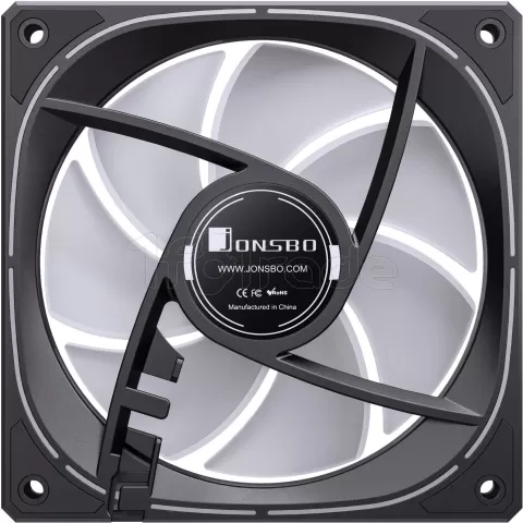 Photo de Ventilateur boitier Jonsbo FR-505 RGB - 12cm (Noir)