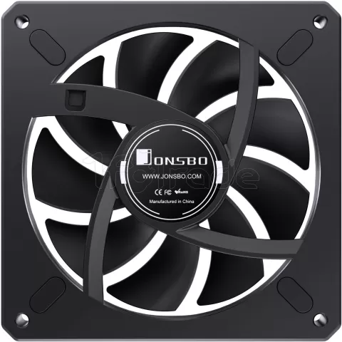 Photo de Ventilateur boitier Jonsbo XA-120 RGB - 12cm (Noir)