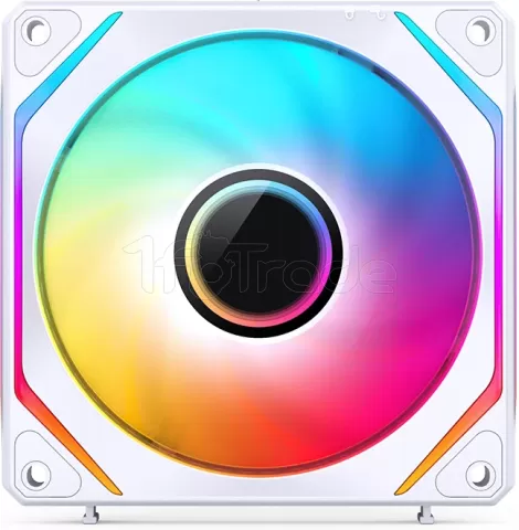 Photo de Ventilateur boitier Jonsbo ZL-120B RGB - 12cm (Blanc)