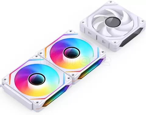 Photo de Ventilateur boitier Jonsbo ZL-120B RGB - 12cm (Blanc)