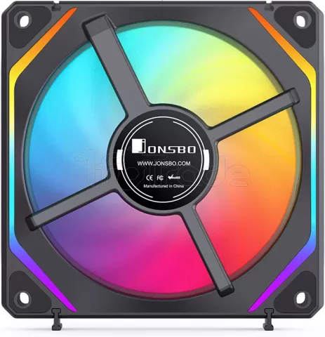 Photo de Ventilateur boitier Jonsbo ZL-120B RGB - 12cm (Noir)