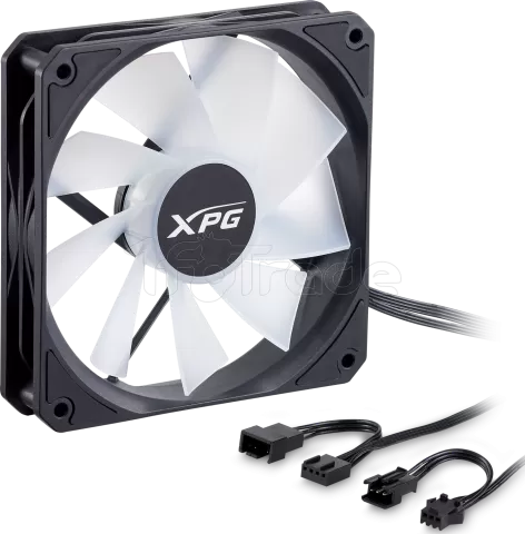 Photo de Ventilateur de boitier Adata XPG Vento R RGB - 12cm (Noir)