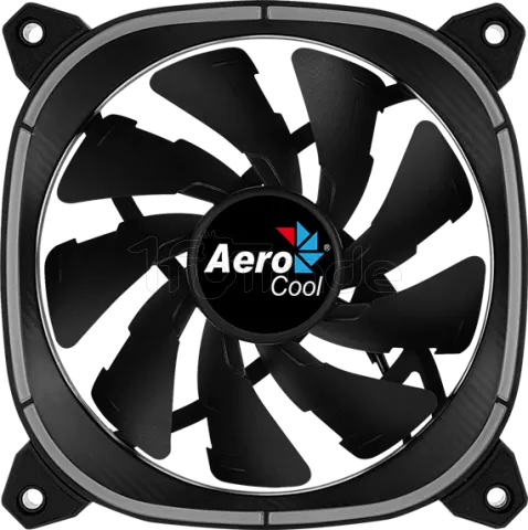 Photo de Ventilateur de boitier AeroCool Astro 12 RGB 12cm (Noir)