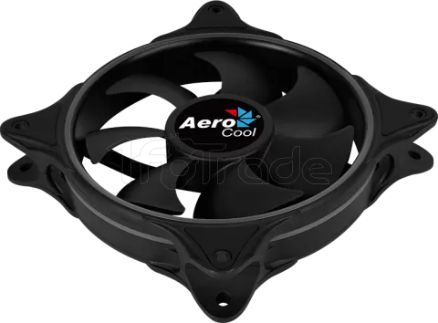 Photo de Ventilateur de boitier AeroCool Eclipse 12 RGB 12cm Noir)