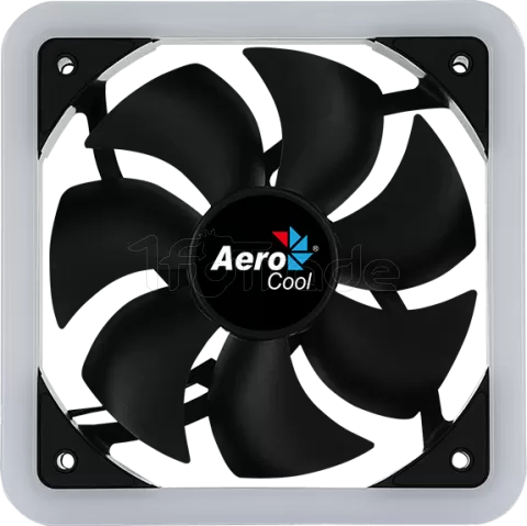 Photo de Ventilateur de boitier AeroCool Edge RGB 14cm (Noir)