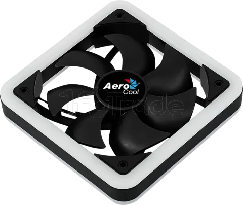 Photo de Ventilateur de boitier AeroCool Edge RGB 14cm (Noir)