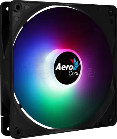 Photo de Ventilateur de boitier Aerocool Frost 14 RGB 14cm (Noir)