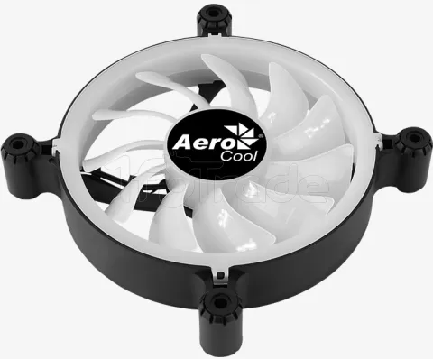 Photo de Ventilateur de boitier Aerocool Spectro RGB 12cm (Noir)