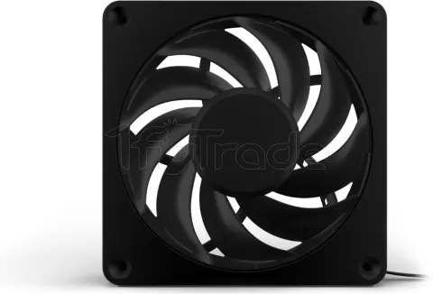 Photo de Ventilateur de boitier Alphacool Apex Stealth Metal Power - 12cm (Noir)