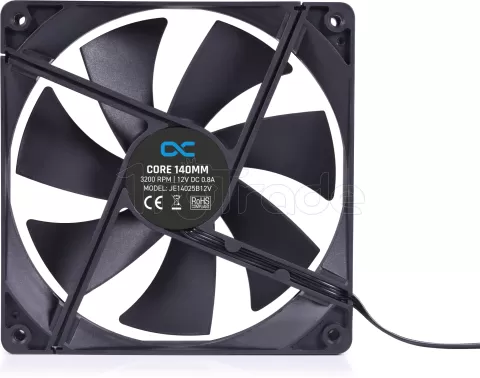 Photo de Ventilateur de boitier Alphacool Core 3200trs/mn - 14cm (Noir)