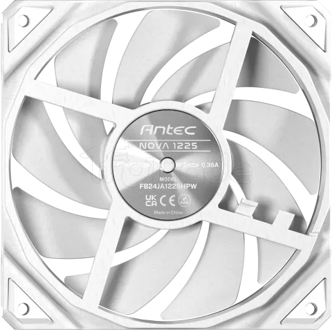 Photo de Ventilateur de boitier Antec Nova - 12cm (Blanc)