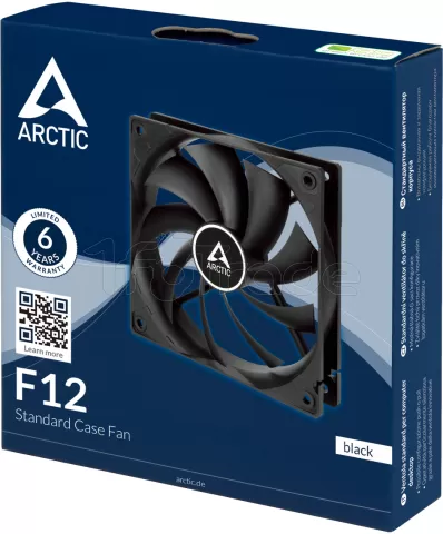 Photo de Ventilateur de boitier Arctic F12 - 12cm (Noir)