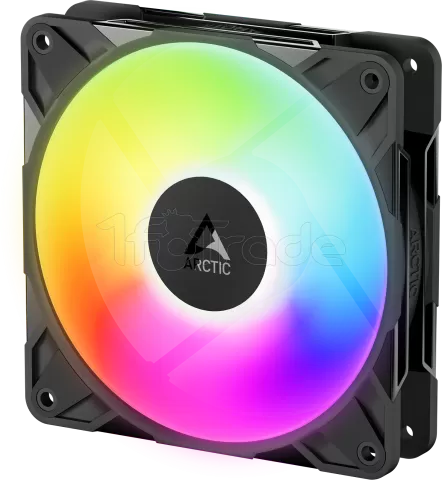 Photo de Ventilateur de boitier Arctic P12 Pro Reverse RGB - 12cm (Noir)