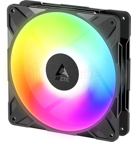 Photo de Ventilateur de boitier Arctic P14 Pro Reverse RGB - 14cm (Noir)