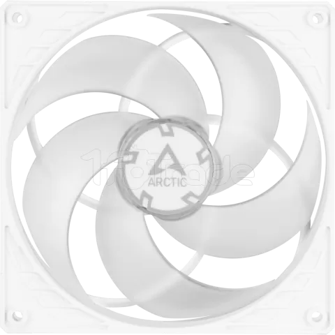 Photo de Ventilateur de boitier Arctic P14 PWM - 14cm (Blanc/Transparent)