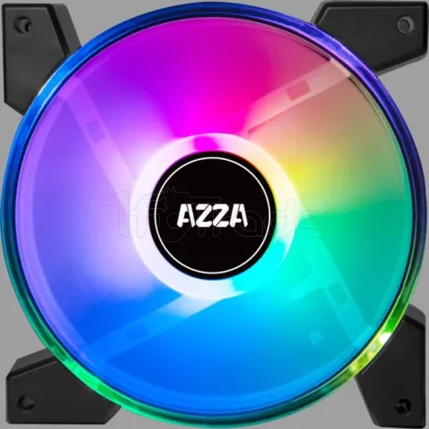 Photo de Ventilateur de boitier Azza Hurricane 12m aRGB PWM (Transparent)