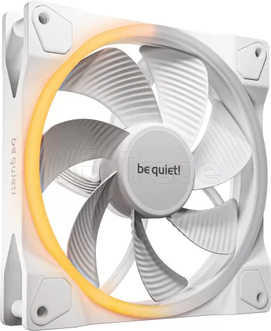 Photo de Ventilateur de boitier be quiet! Light Wings Reverse RGB - 14cm (Blanc)