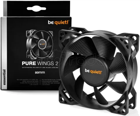 Photo de Ventilateur de boitier Be Quiet Pure Wings 2 PWM - 8cm (Noir)