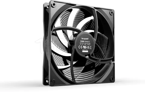 Photo de Ventilateur de boitier Be Quiet Pure Wings 3 Haute Vitesse PWM 14cm (Noir)