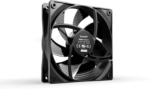 Photo de Ventilateur de boitier be quiet! Pure Wings 3 PWM - 12cm (Noir)