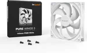 Photo de BeQuiet PureWings3 PWM 14cm blanc