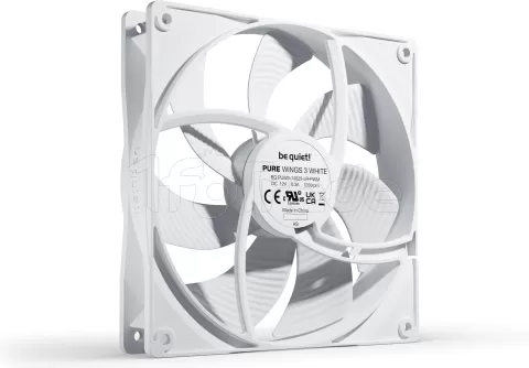 Photo de Ventilateur de boitier Be Quiet Pure Wings 3 PWM - 14cm (Blanc)