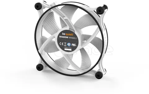 Photo de Ventilateur de boitier Be Quiet Shadow Wings 2 PWM - 12cm (Blanc)