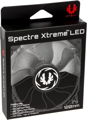 Photo de Ventilateur de boitier BitFenix Spectre Xtrem LED - 12cm (Blanc)