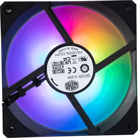 Photo de Ventilateur de boitier Cooler Master Mobius P Series RGB - 12cm (Noir)