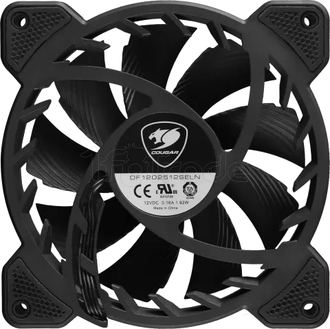 Photo de Ventilateur de boitier Cougar Vortex FCB RGB 12cm (Noir)