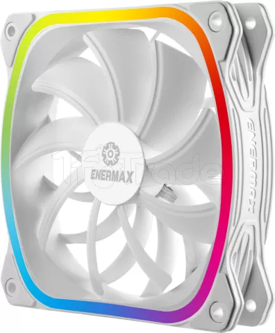 Photo de Ventilateur de boitier Enermax SquA RGB - 120mm (Blanc)