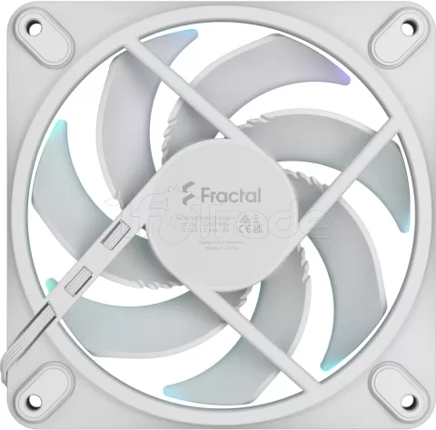 Photo de Ventilateur de boitier Fractal Design Momentum RGB - 12cm (Blanc)