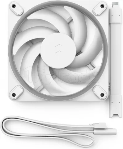 Photo de Ventilateur de boitier Fractal Design Momentum RGB - 12cm (Blanc)