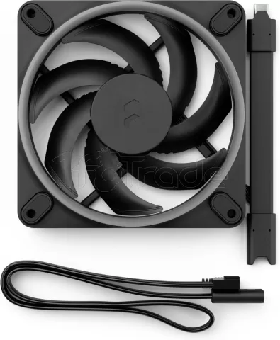 Photo de Ventilateur de boitier Fractal Design Momentum RGB - 12cm (Noir)