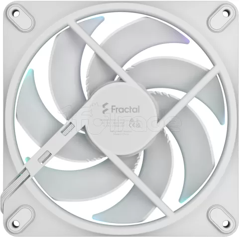 Photo de Ventilateur de boitier Fractal Design Momentum RGB - 14cm (Blanc)