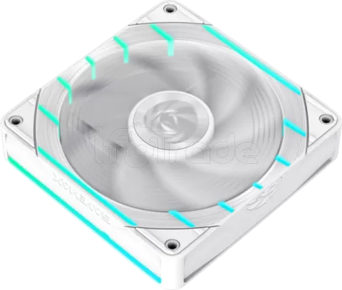 Photo de Ventilateur de boitier Gamemax Tornado T12 Argb - 12cm (Blanc)