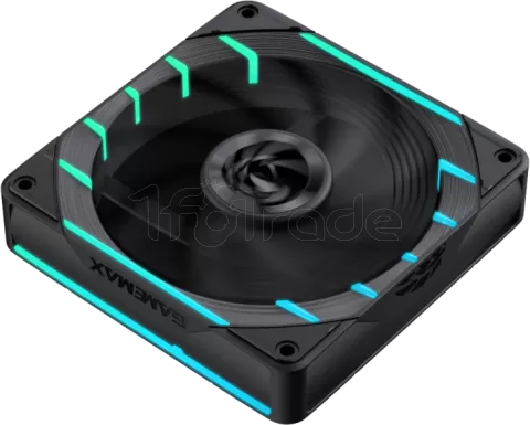 Photo de Ventilateur de boitier Gamemax Tornado T12 Argb - 12cm (Noir)