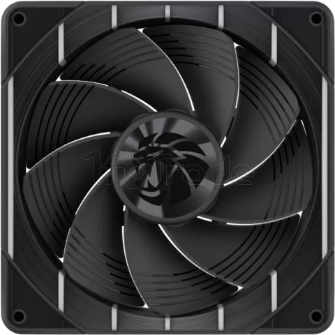 Photo de Ventilateur de boitier Gamemax Tornado T12 Reverse RGB - 12cm (Noir)