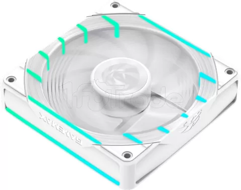 Photo de Ventilateur de boitier Gamemax Tornado T12 RGB - 12cm (Blanc)