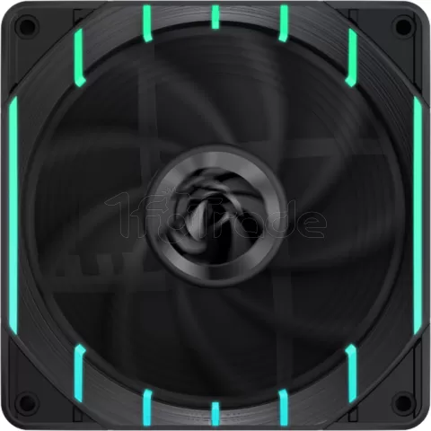 Photo de Ventilateur de boitier Gamemax Tornado T12 RGB - 12cm (Noir)